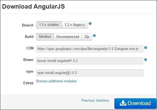 How to download angular 2